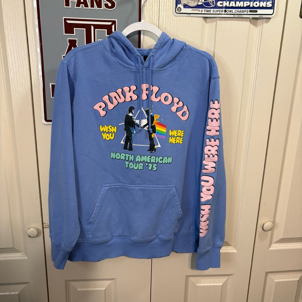 Pink Floyd Blue Hoodie - Men's Sweater